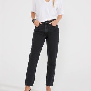 Etica Finn Slim Straight in Black Rock Sz 24